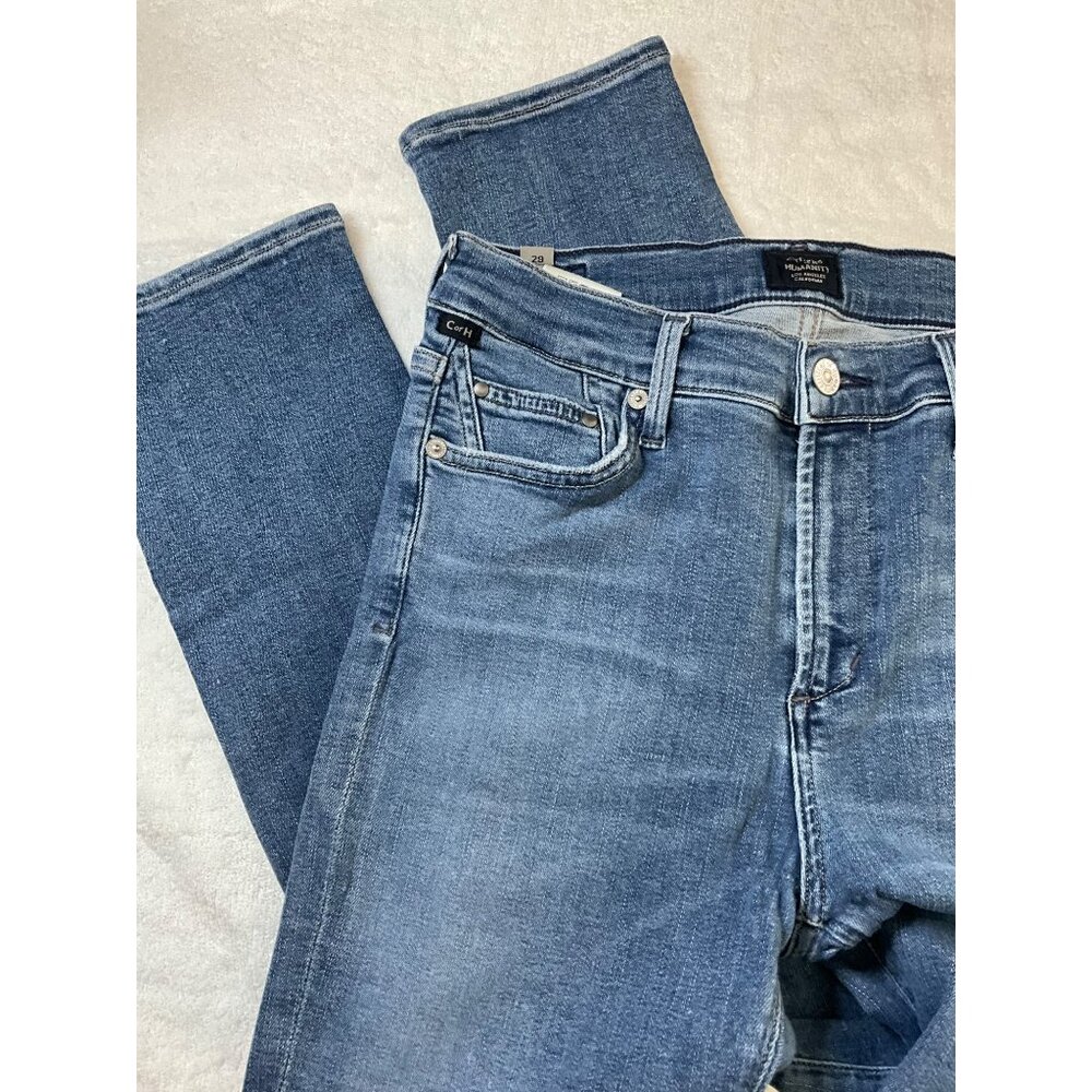 Citizens Of Humanity Rocket Crop Mid-Rise Slim Fit Women's Jeans Size 28 Blue De
